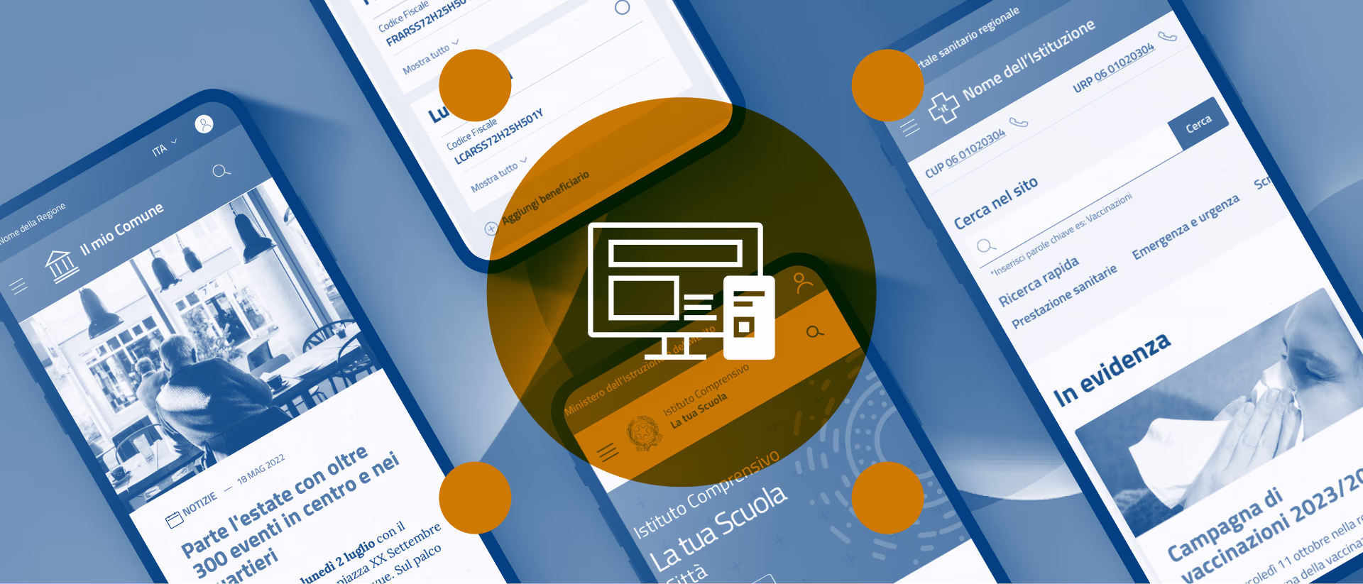 Icona modelli sito web pubblica amministrazione AGID